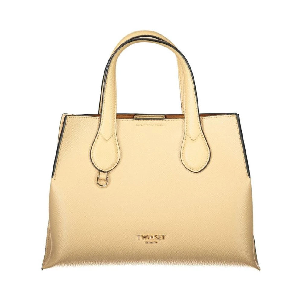 Twinset Beige Polyurethane Women's Bag - Image 3