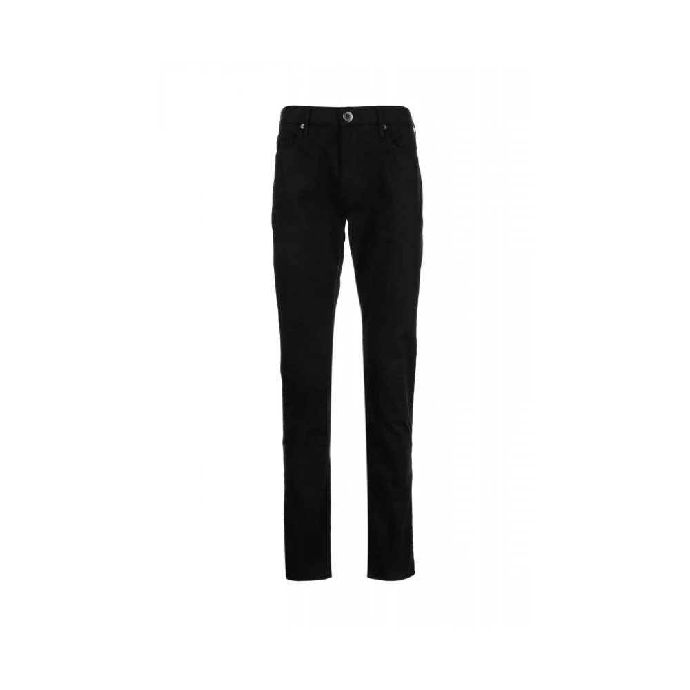 Emporio Armani Herren Schwarz J06 Slim-Fit Jeans