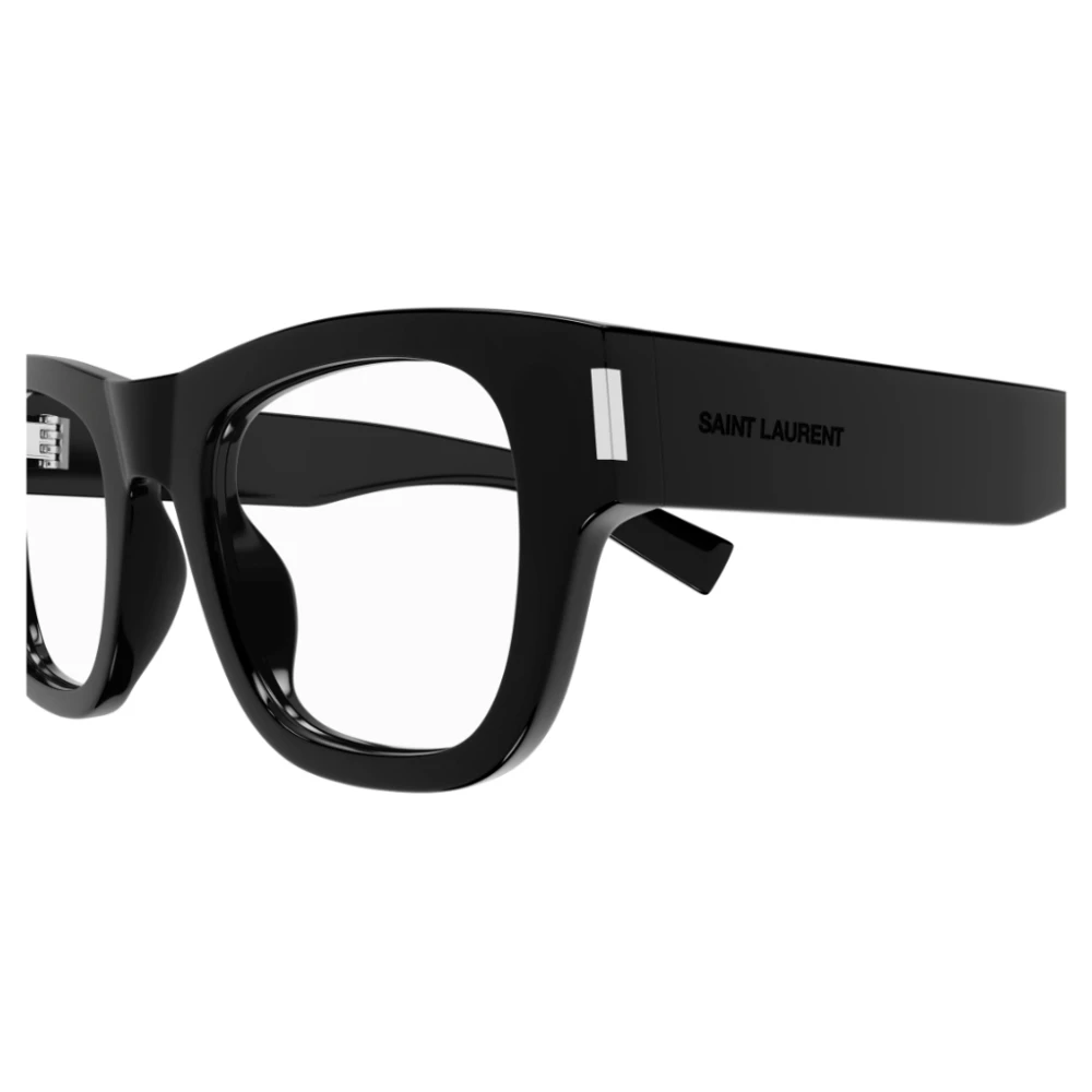 Saint Laurent Bold Square Zonnebril Black Heren