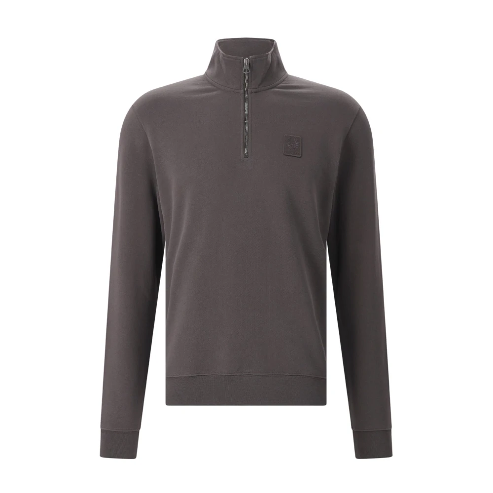 Belstaff , Zip-Throughs, Male, Green, Xl, Zip-Through Sweatshirt