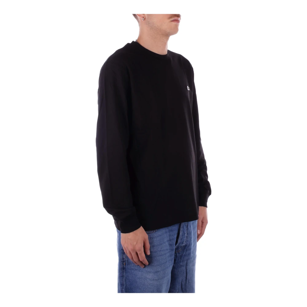 Lacoste Zwart Logo Voorkant T-shirt Polo Black Heren