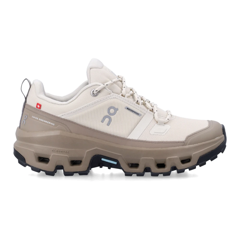On Damen Hellbeige Trekkingschuhe Cloudrock Low Wp 3Wf10145 - Bild 2