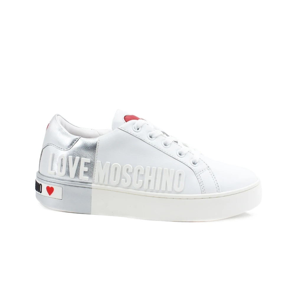 Love Moschino Women's White Trainers - Sneakers - 3 Uk - Shoes