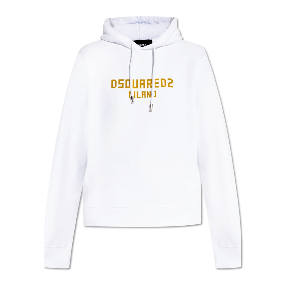 Dsquared2 Witte Hoodie Casual Stijl Sweatshirt White Dames