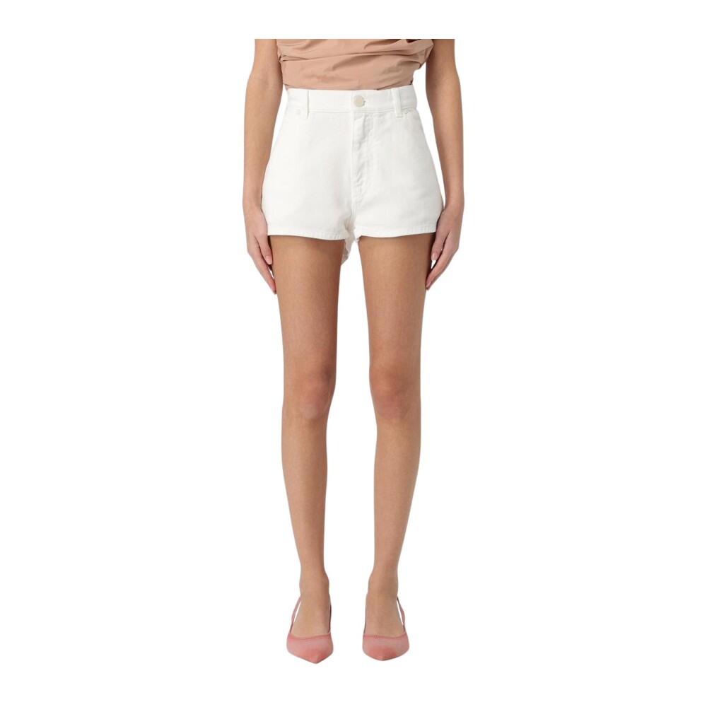 ショートパンツ PINKO Women Shorts  Burmudas 104812 A2FAZ05 White Pinko Jean and denim shorts for Women | Online Sale up to 77