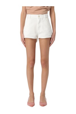 white-denim-shorts