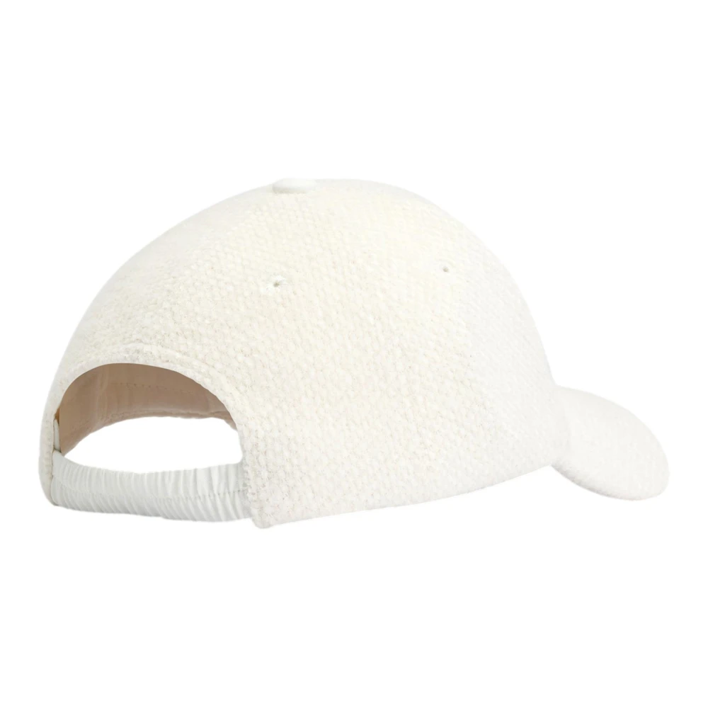 Hugo Boss Zachte Jersey Pet met Monogram Double B White Dames