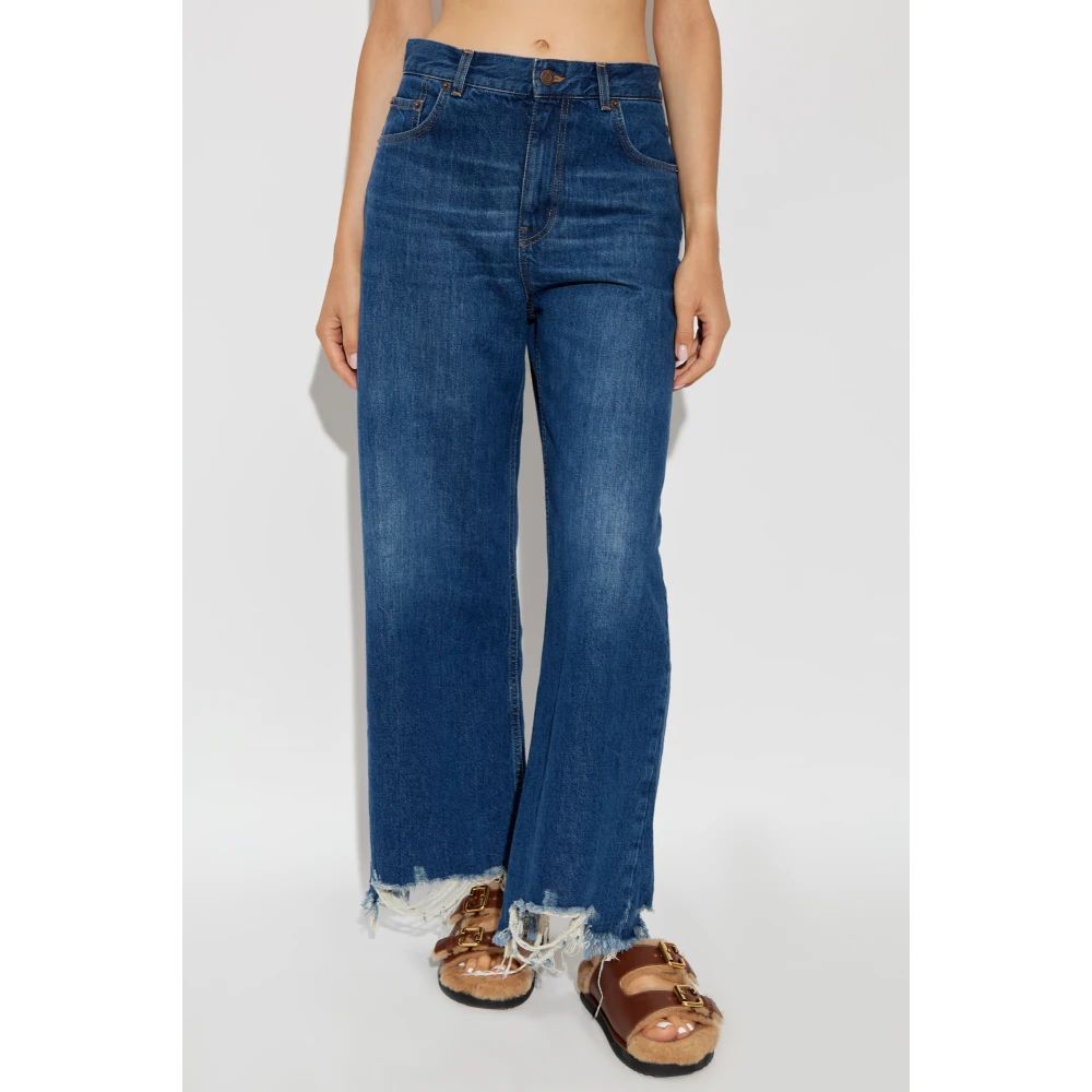 Chloé Jeans met vintage-effect Blue Dames