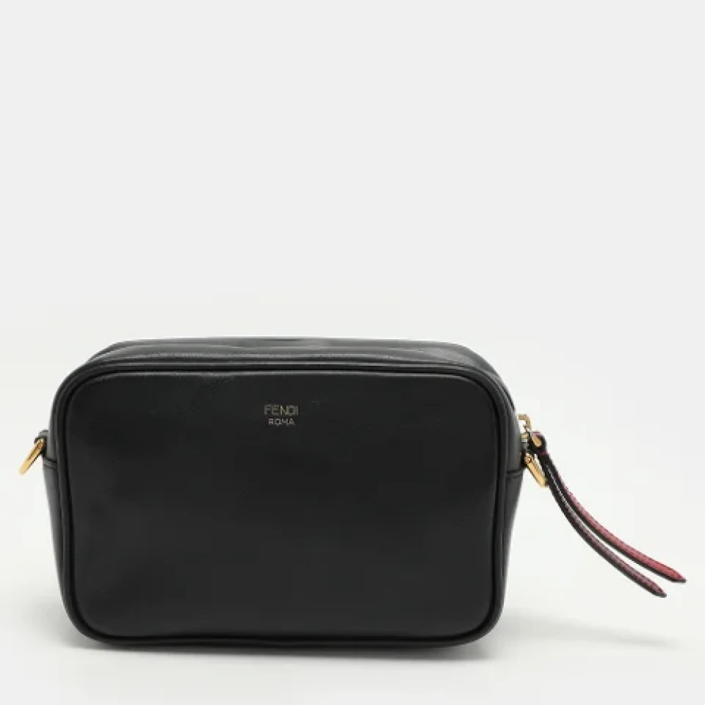 Fendi Vintage Pre-owned Leather fendi-bags Black Dames