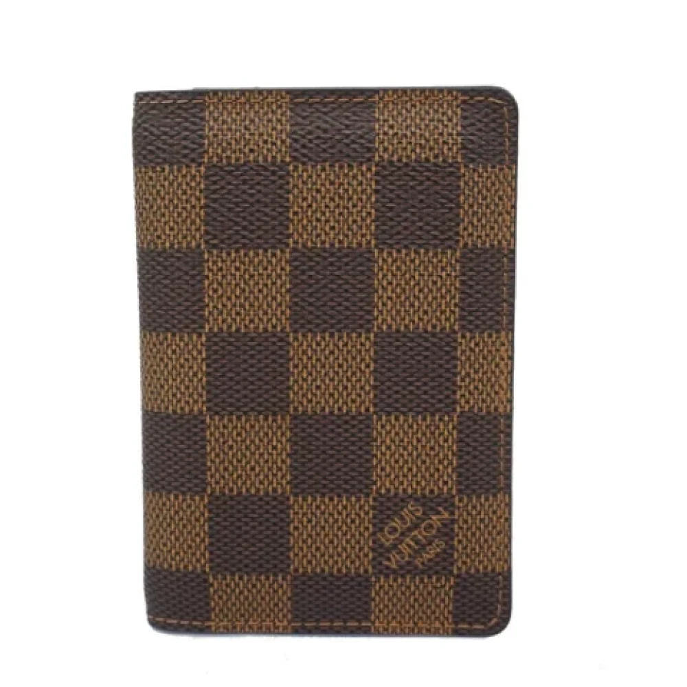 Louis Vuitton Vintage Pre-owned Fabric wallets Brown Dames