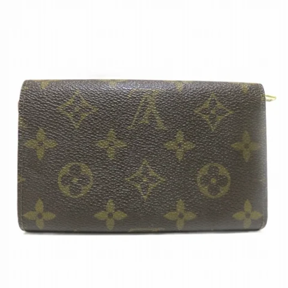 Louis Vuitton Vintage Pre-owned Canvas wallets Brown Dames