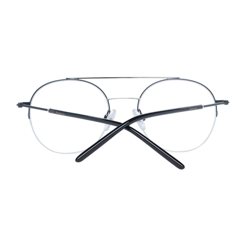 Ana Hickmann Zwarte Metalen Aviator Optische Frames Black Dames