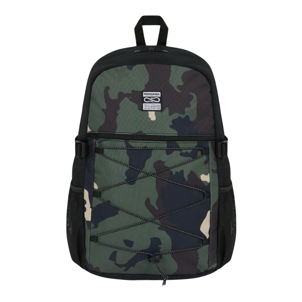 Propaganda Unisex Multicolor Backpacks, One Size, Camo Backpack With Laptop Pocket