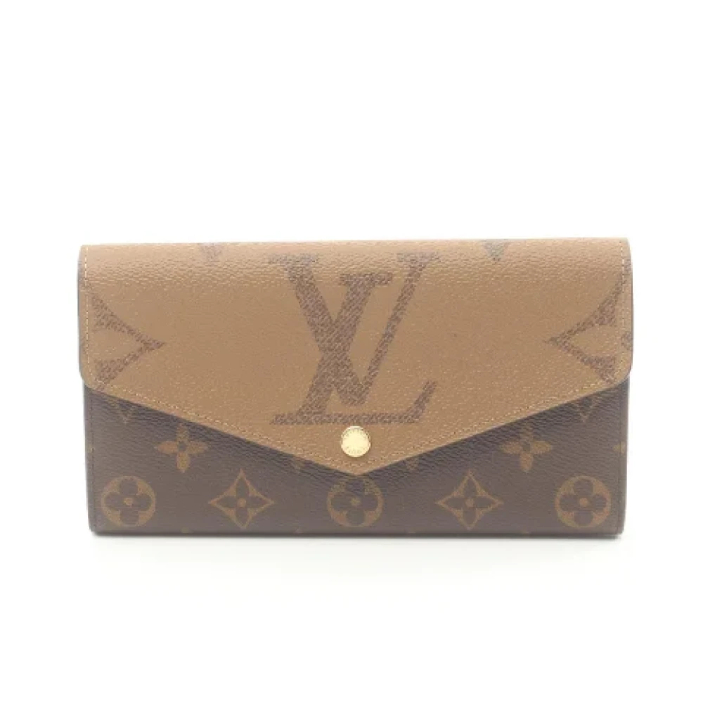 Louis Vuitton Vintage Pre-owned Canvas wallets Brown Dames