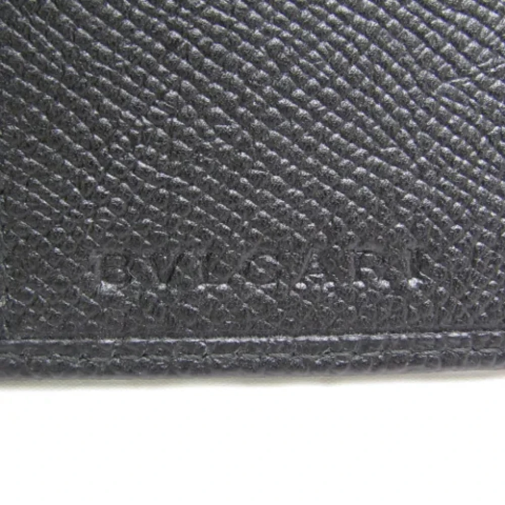 Bvlgari Vintage Pre-owned Canvas key-holders Black Dames