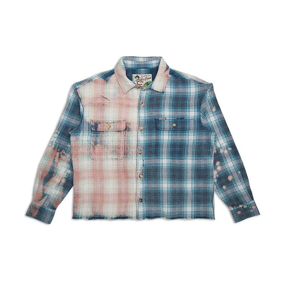 Deus Ex Machina Fantasy Geruite Flanellen Shirt met Borduurwerk Multicolor Heren