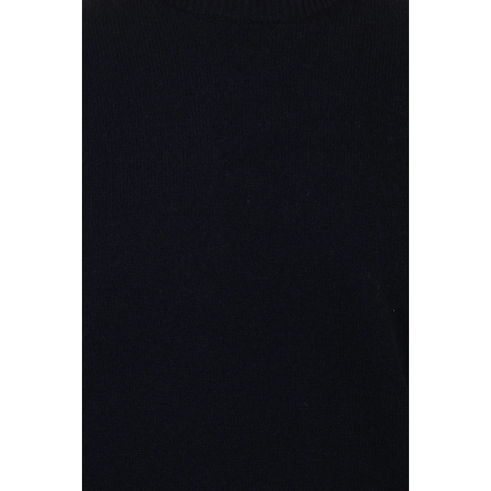 Barbour Blauwe Essential Patch Crew Sweater Blue Heren