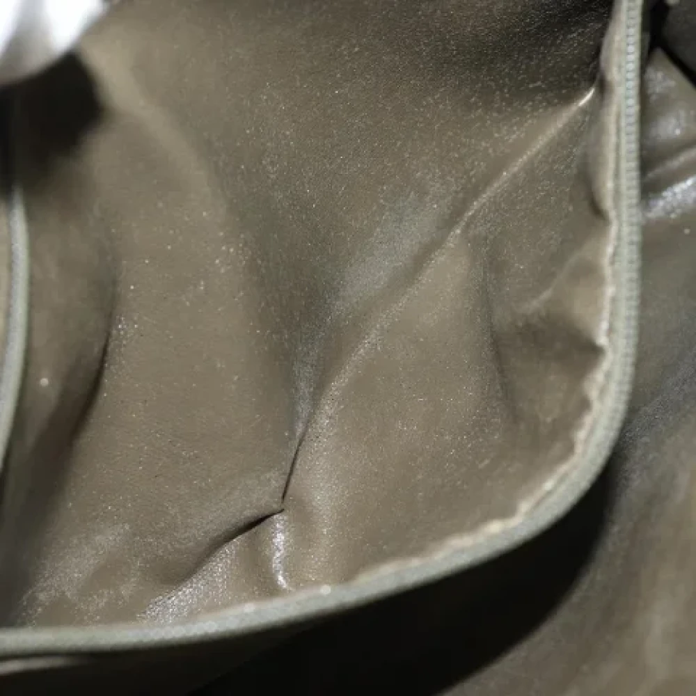 Dior Vintage Pre-owned Leather clutches Brown Dames