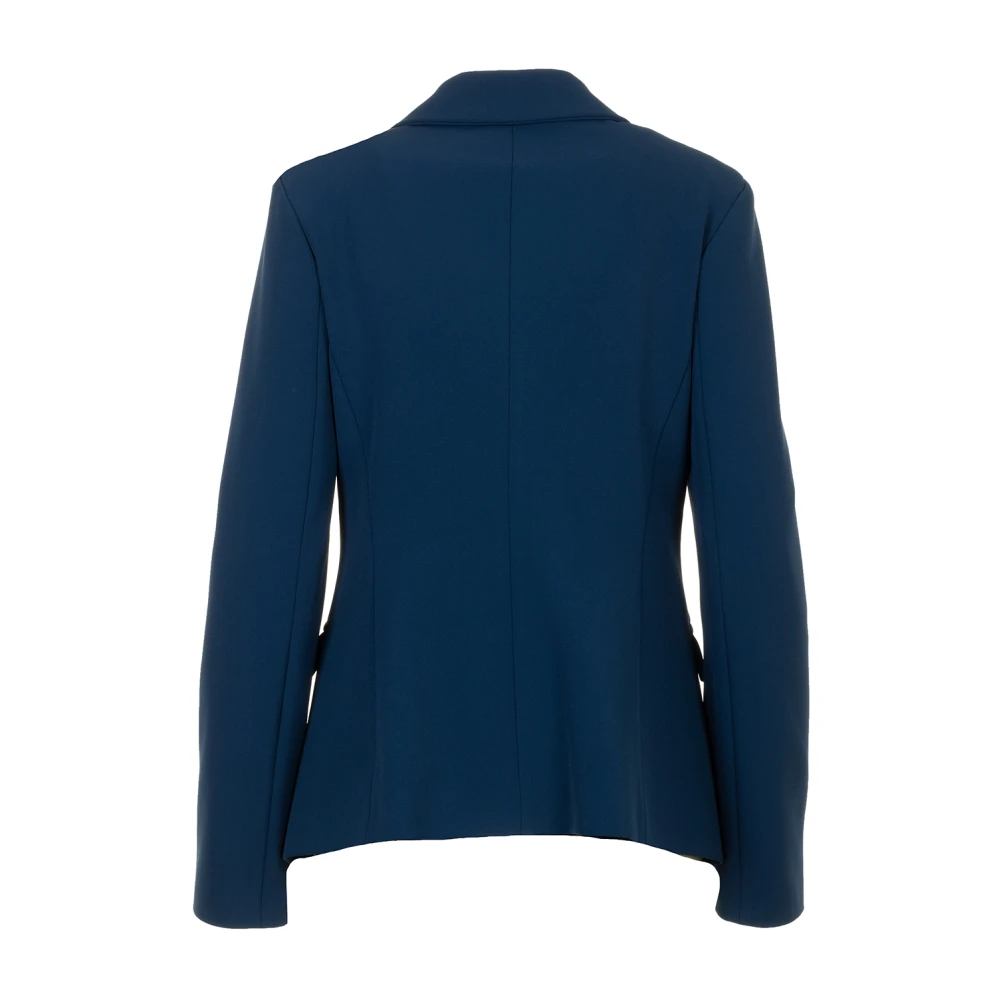 Kaos Blauwe Jassen voor Stijlvolle Look Blue Dames