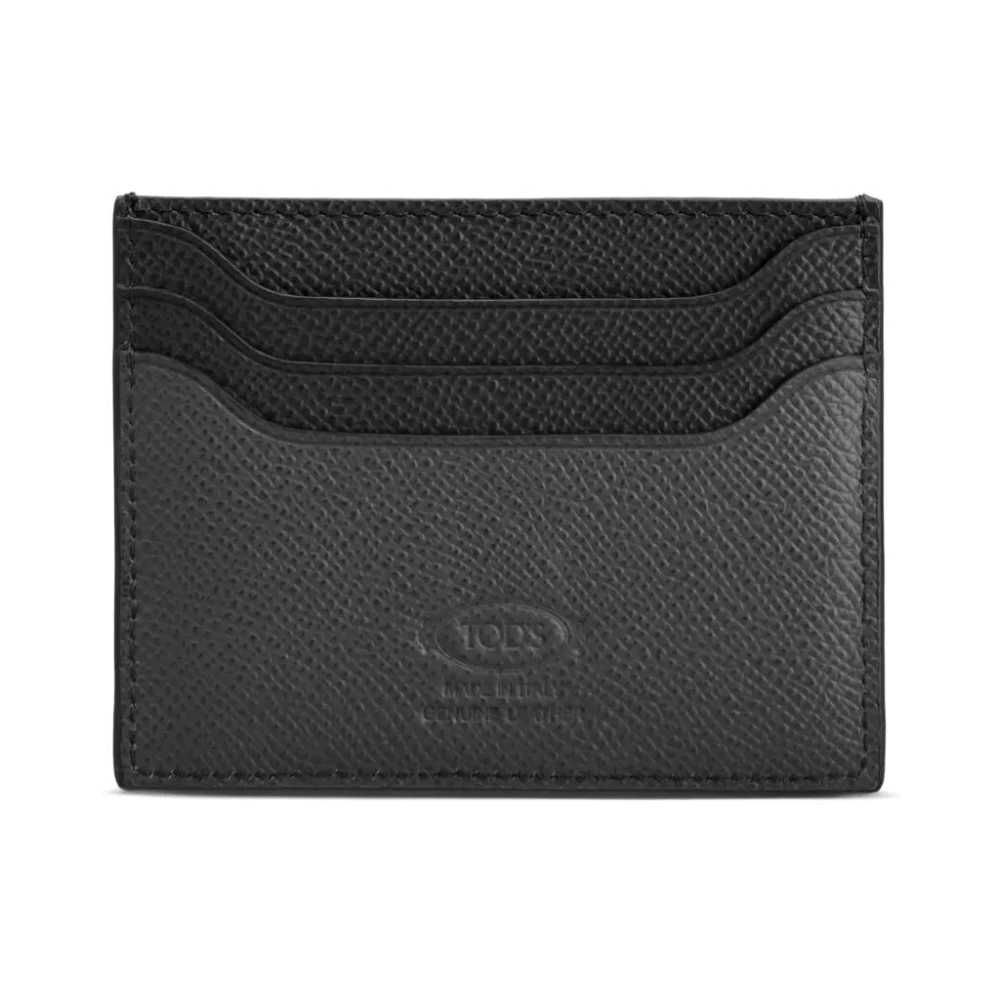 TOD'S Stijlvolle Leren Accessoires Black Heren