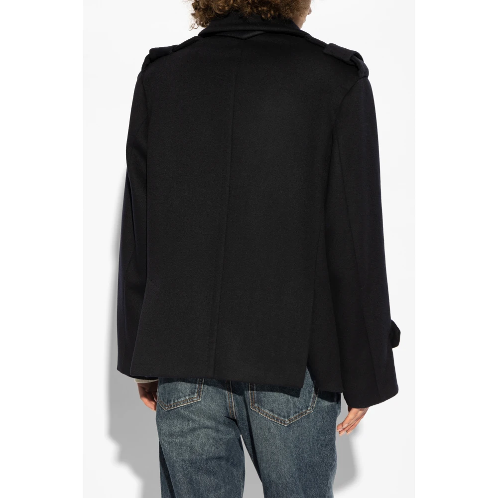 Max Mara Korte jas Laveno Blue Dames