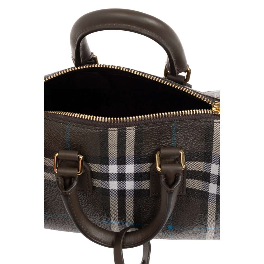 Burberry Handtas Mini Bowlingtas Brown Dames