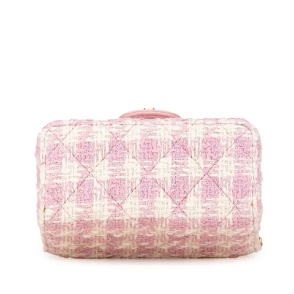 Chanel Vintage Pre-owned Canvas chanel-bags Pink Dames