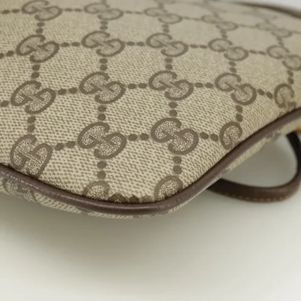 Gucci Vintage Pre-owned Leather gucci-bags Beige Dames