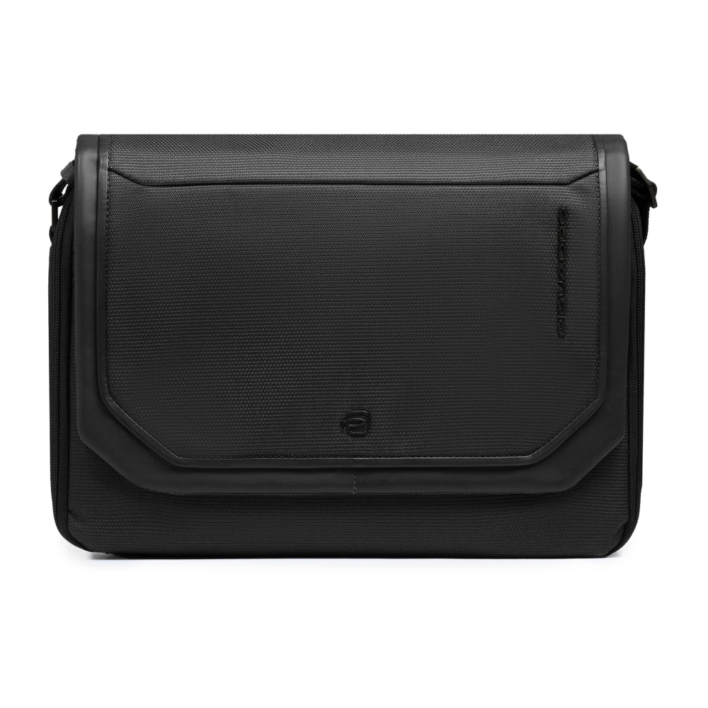 Piquadro Herr Svart Väskor One Size, Läder, Messenger-Väska För Ipad