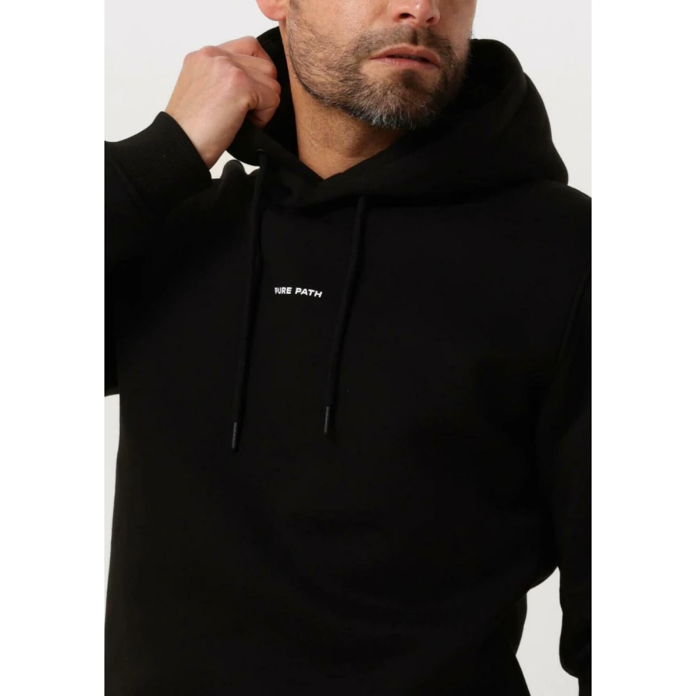Pure Path Heren Logo Hoodie Black Heren