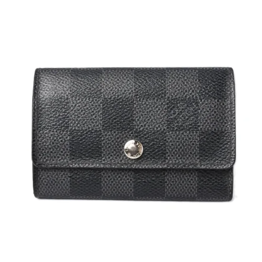 Louis Vuitton Vintage Pre-owned Canvas key-holders Gray Heren