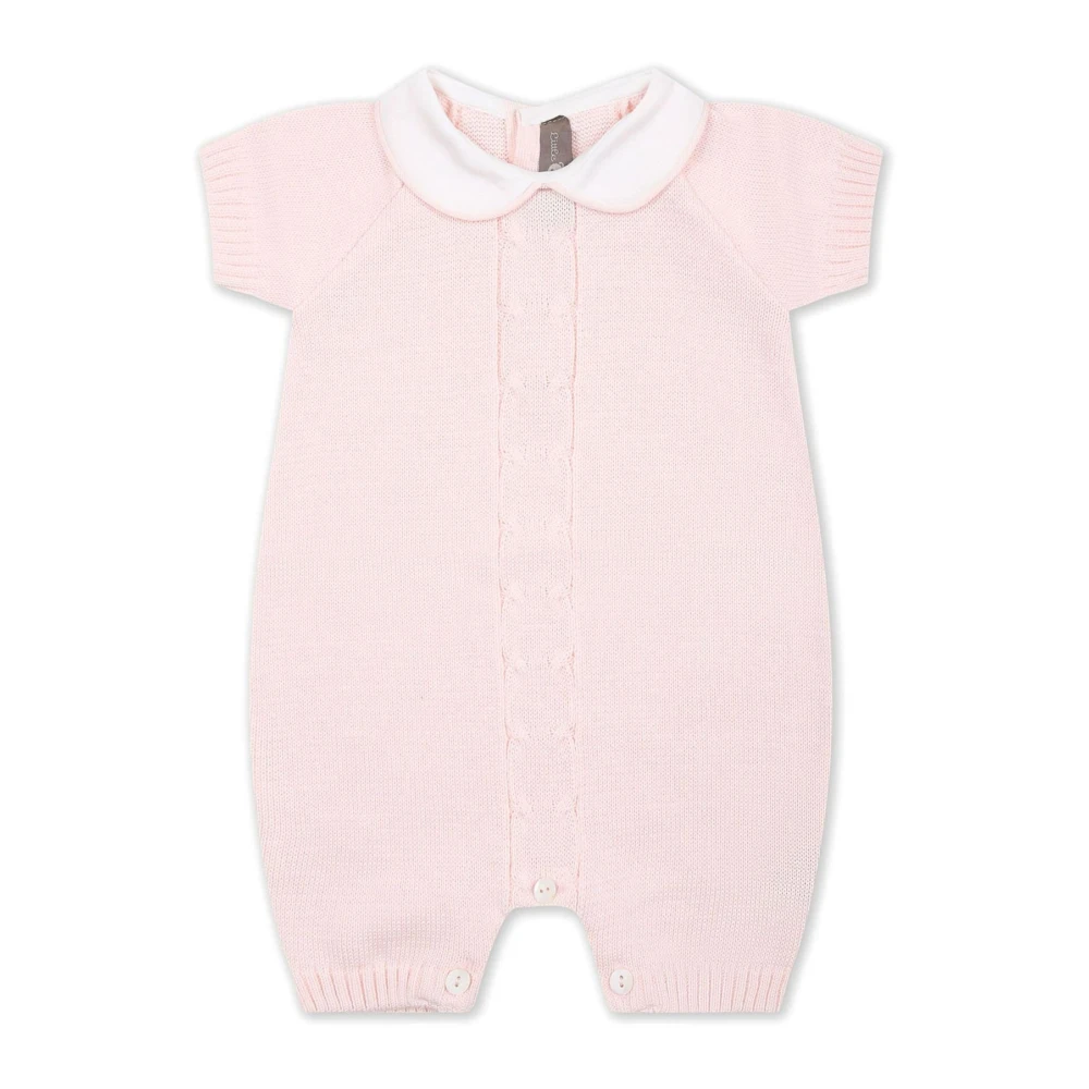 Little Bear Rosa Bomull Stickad Klänning Pink, Unisex