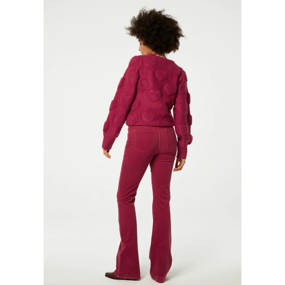 Fabienne Chapot Bibian Heart Pullover Red Dames