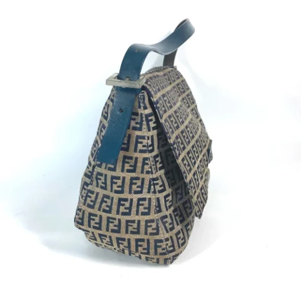 Fendi Vintage Pre-owned Canvas fendi-bags Blue Dames