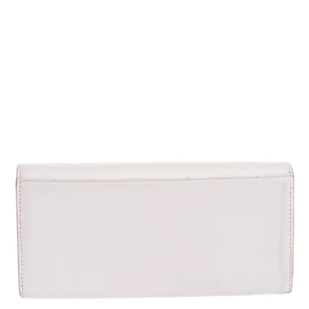 Celine Vintage Pre-owned Leather wallets Pink Dames