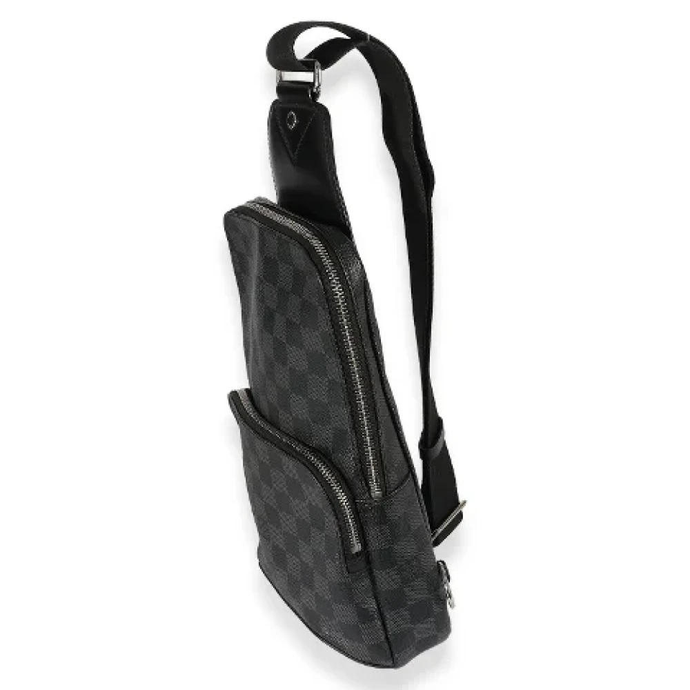 Louis Vuitton Vintage Pre-owned Fabric crossbody-bags Black Dames