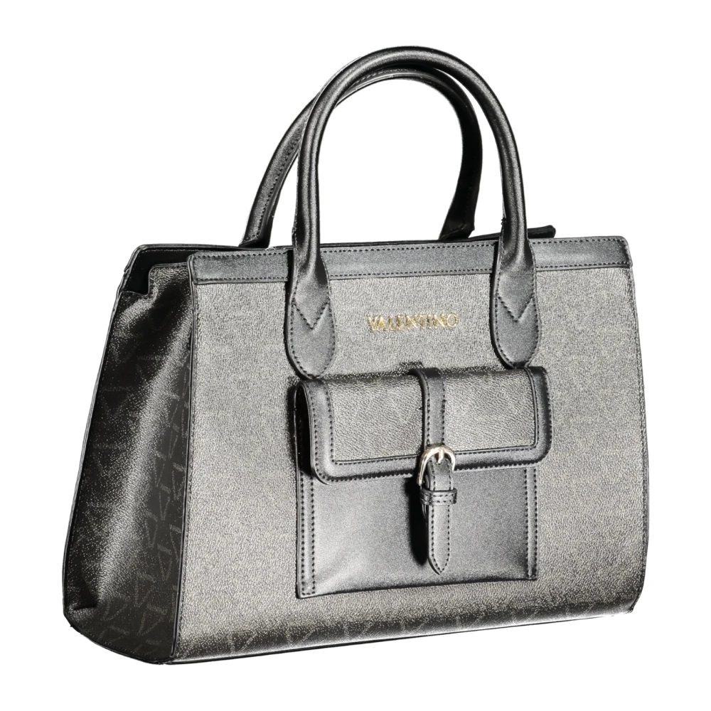 Valentino by Mario Valentino Zwarte damestas met meerdere banden Black Dames