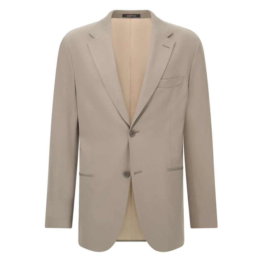 Boggi Milano Herren Beige B Tech B-Tech Stretch Nylon Jacke