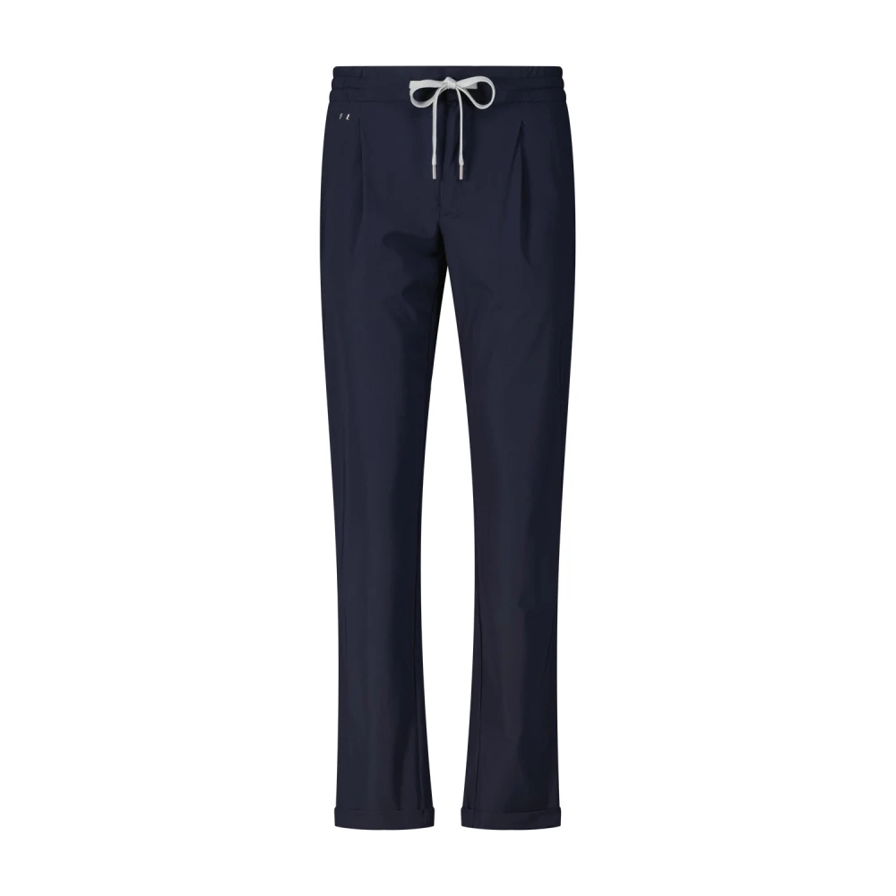 Tramarossa Regular-Fit Broek met Trekkoord Taille Blue Heren