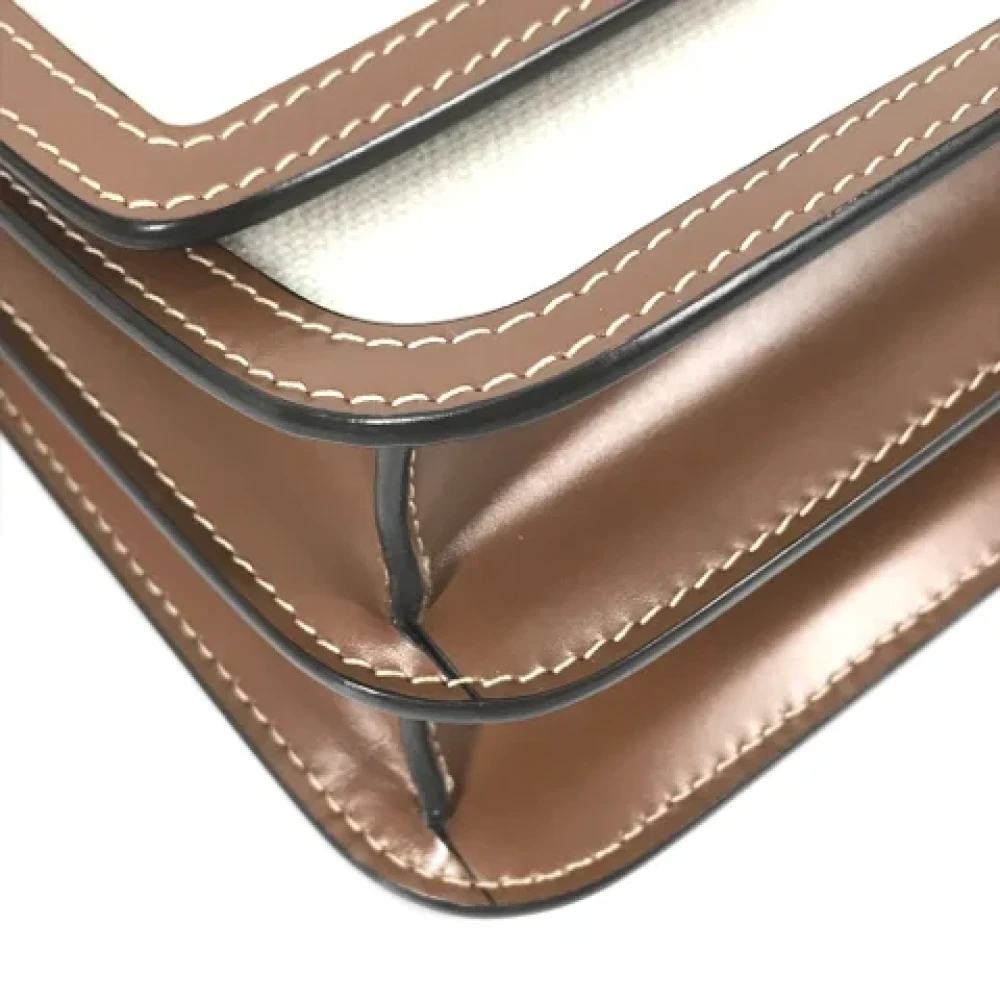 Burberry Vintage Pre-owned Fabric shoulder-bags Beige Dames