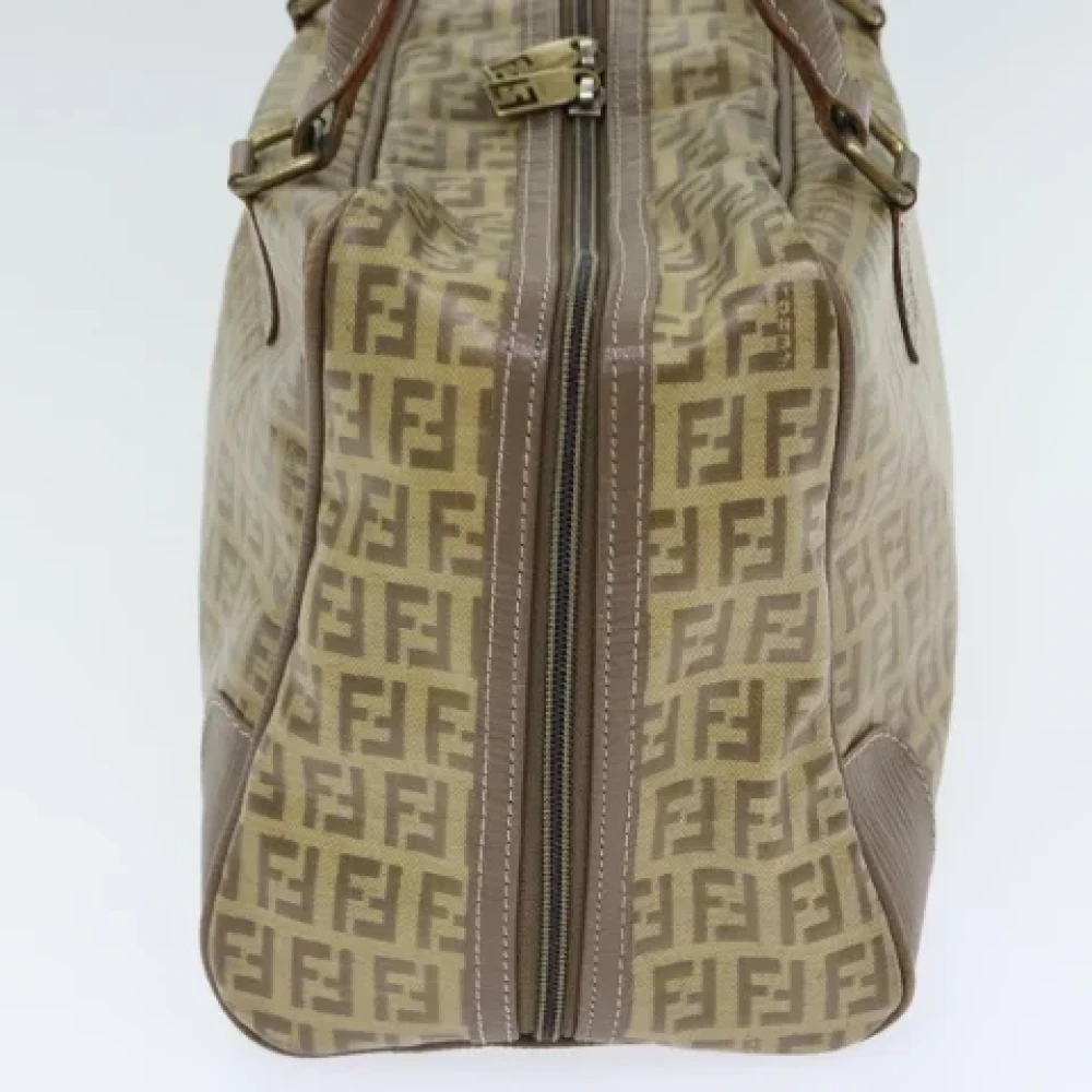 Fendi Vintage Pre-owned Canvas handbags Brown Dames
