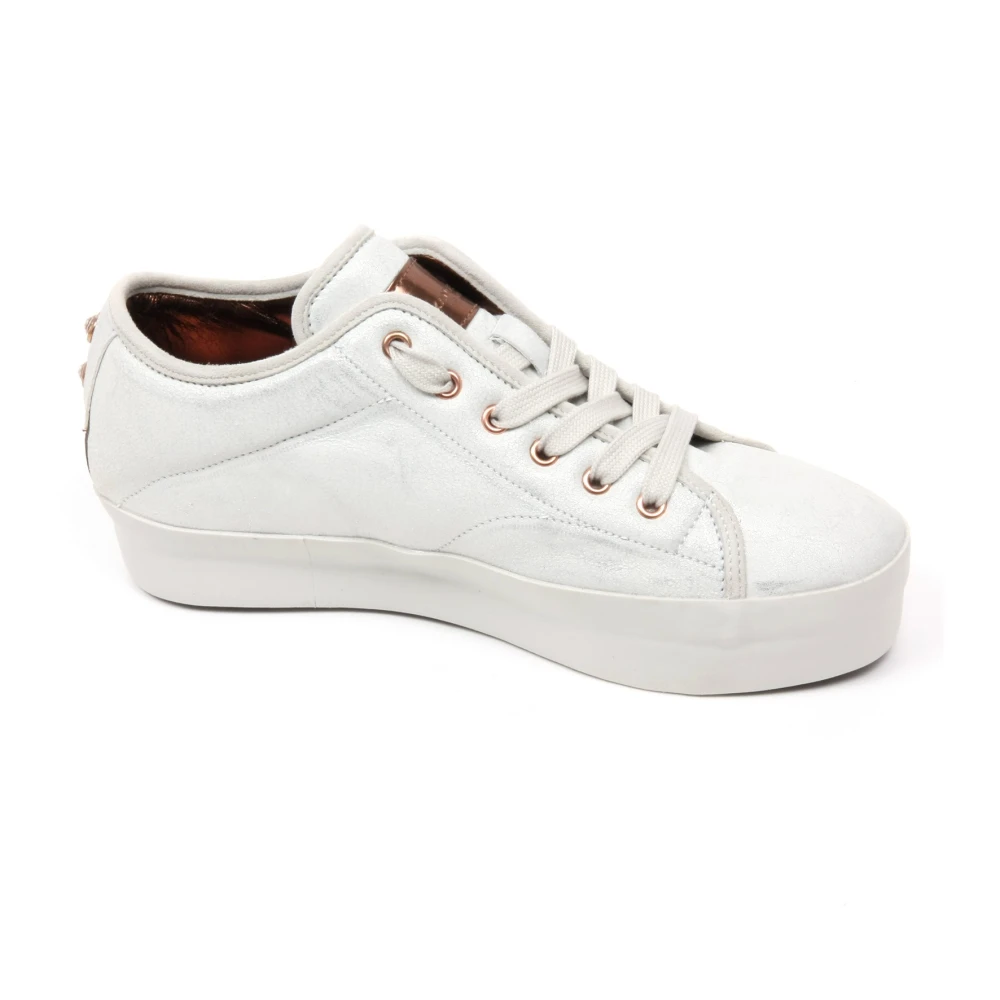 Alexander Smith Metallic Zilveren Schoen Model A206 Dames Schoenen Wit