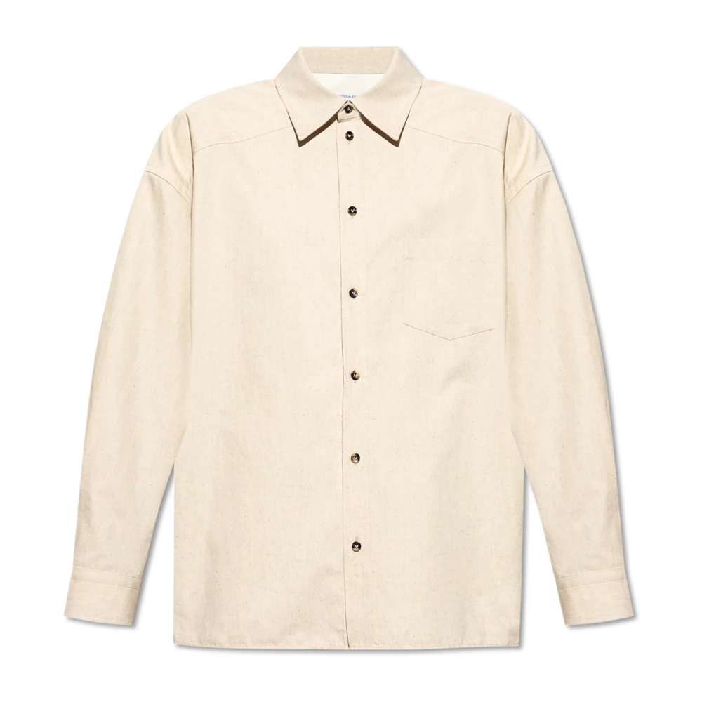 Bottega Veneta Oversized shirt Beige Heren