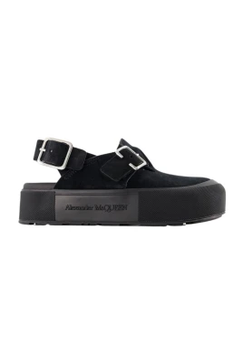 Mount Slick Sandaler - Svart/Silverläder