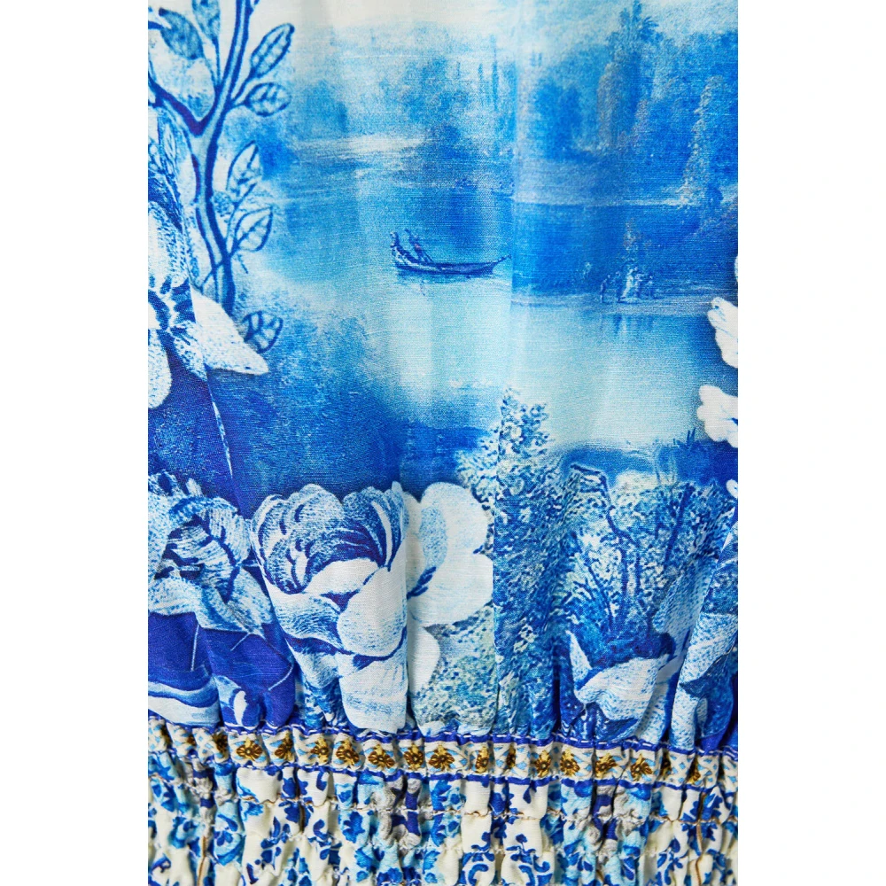 Camilla Ruchesjurk Azul Adventures Blue Dames