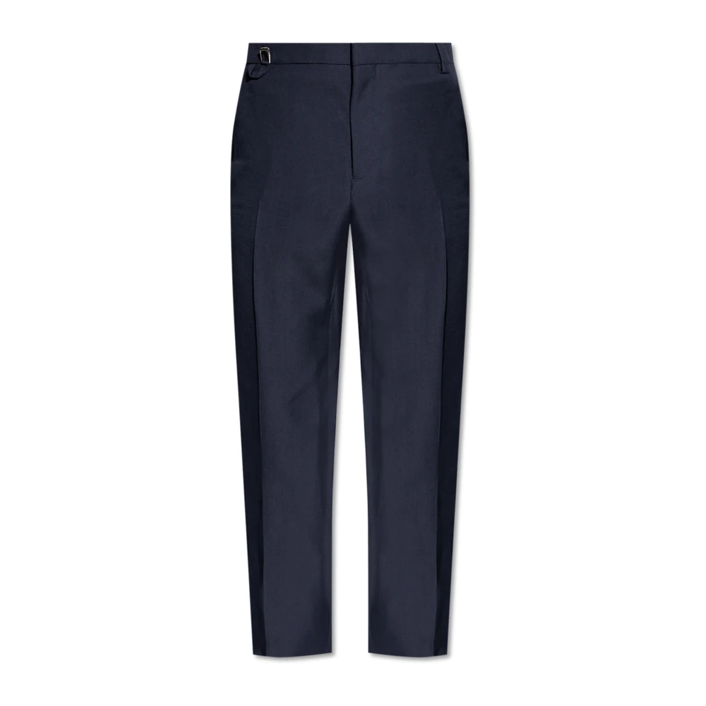 Jacquemus Melo Broek in Viscose Blue Heren