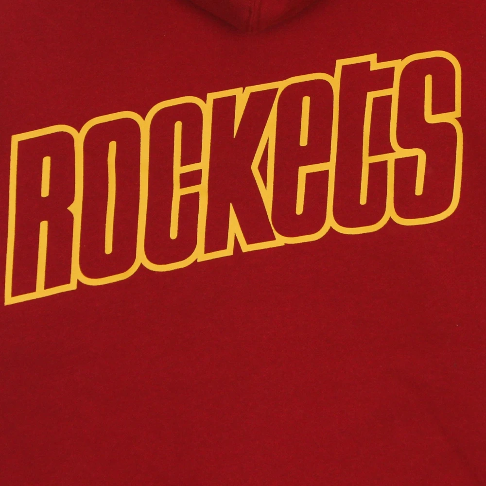 Mitchell & Ness HoodieBA Fusion Fleece 2.0 Hardwood Classics Houroc Red Heren