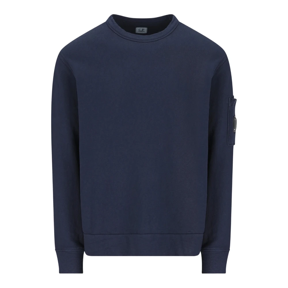 C.p. Company Men's Blue Crewneck Sweatshirt - Sweatshirts - Xl - Sweatshirts & Hoodies