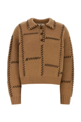 Leather Stitch Sweater