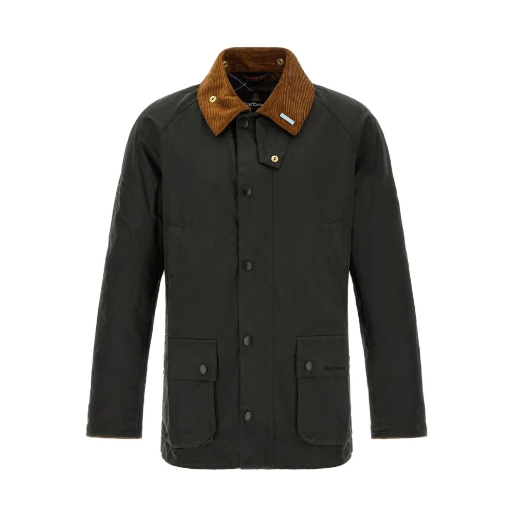 Barbour Ashby Waxed Jacket - Male - Light Jackets - Green - Xl - Jackets